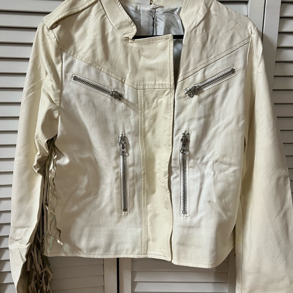 Some Days Lovin “Dex” Leatherette Fringe Jacket - Picture 8 of 16